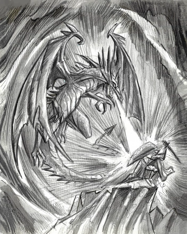 Ilustración de la baraja dragón no corre nada